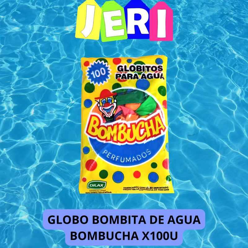 GLOBO BOMBITA DE AGUA BOMBUCHA X100U