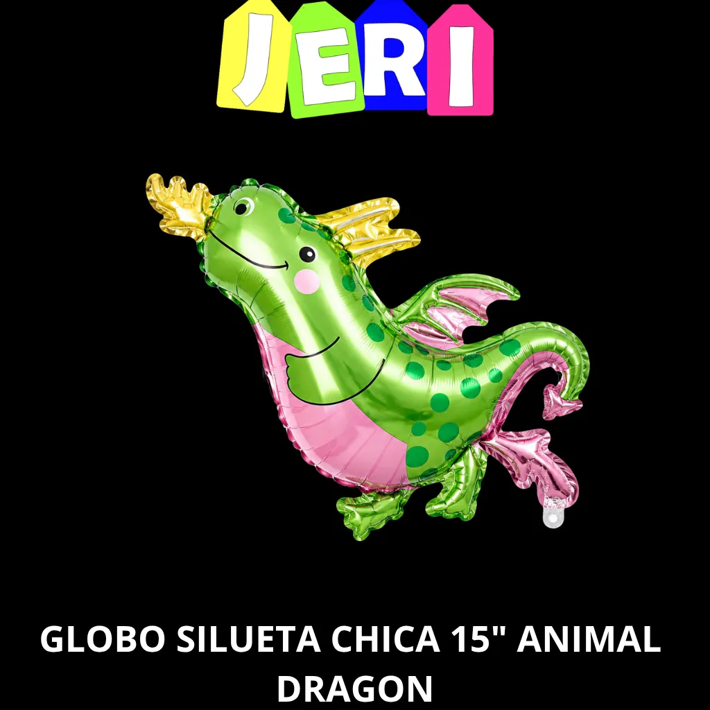 GLOBO SILUETA CHICA 15" ANIMAL DRAGON