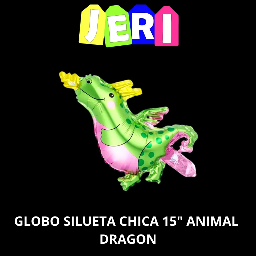 GLOBO SILUETA CHICA 15" ANIMAL DRAGON