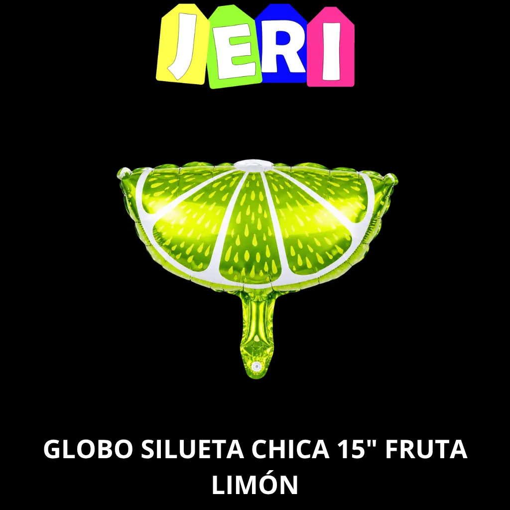 [7273] GLOBO SILUETA CHICA 15" FRUTA (LIMON)