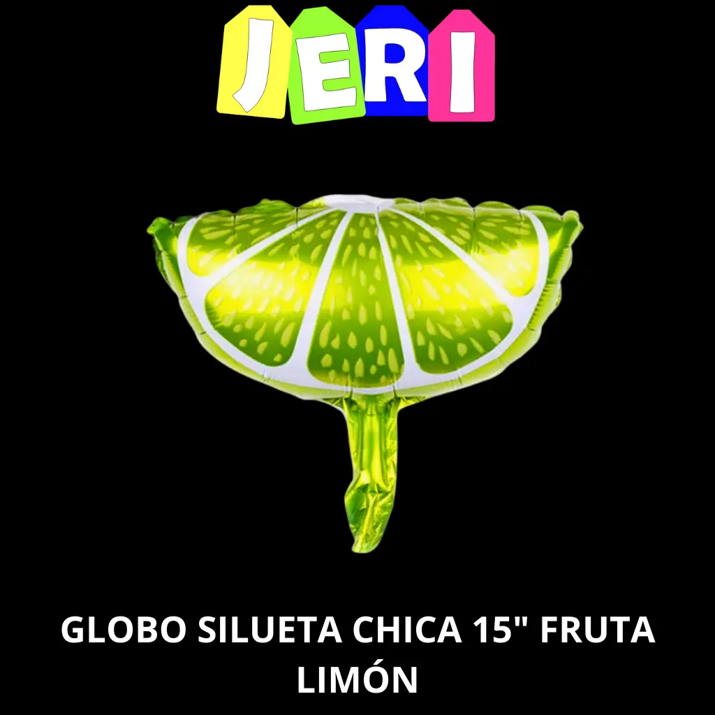 [7273] GLOBO SILUETA CHICA 15" FRUTA (LIMON)