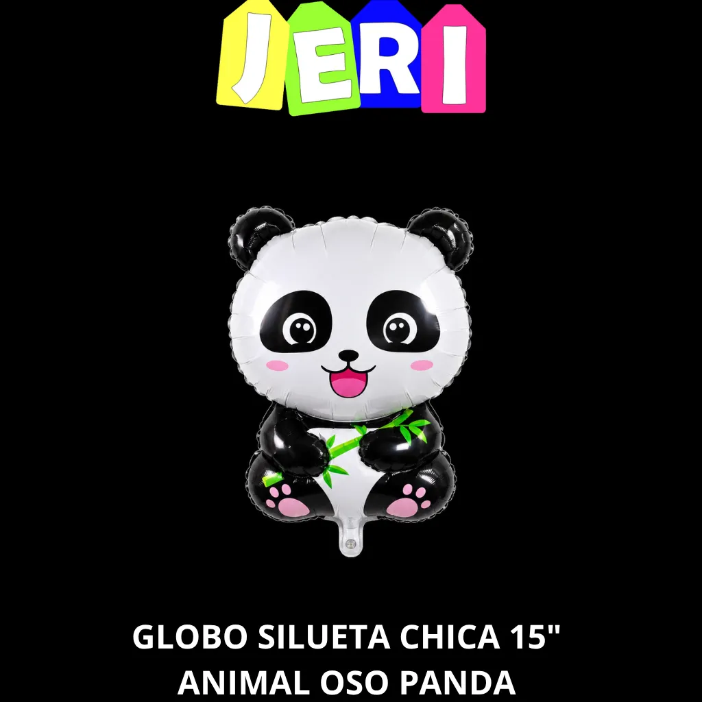 [7273] GLOBO SILUETA CHICA 15" ANIMAL OSO PANDA