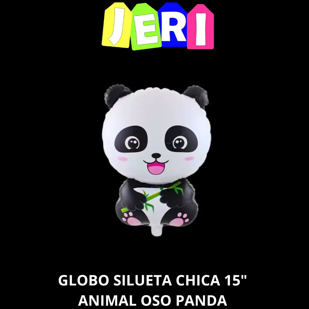 GLOBO SILUETA CHICA 15" ANIMAL OSO PANDA