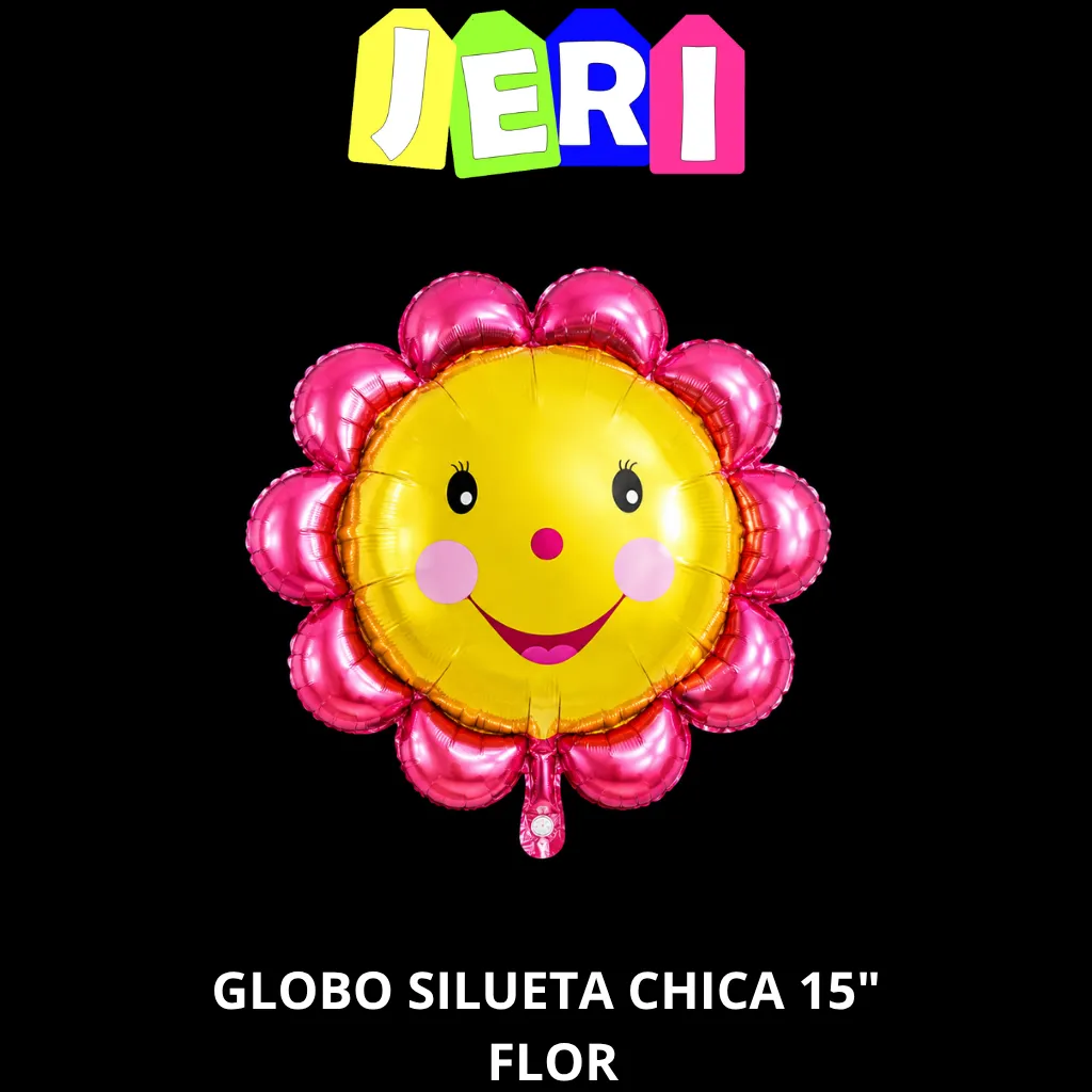 [7273] GLOBO SILUETA CHICA 15" FLOR