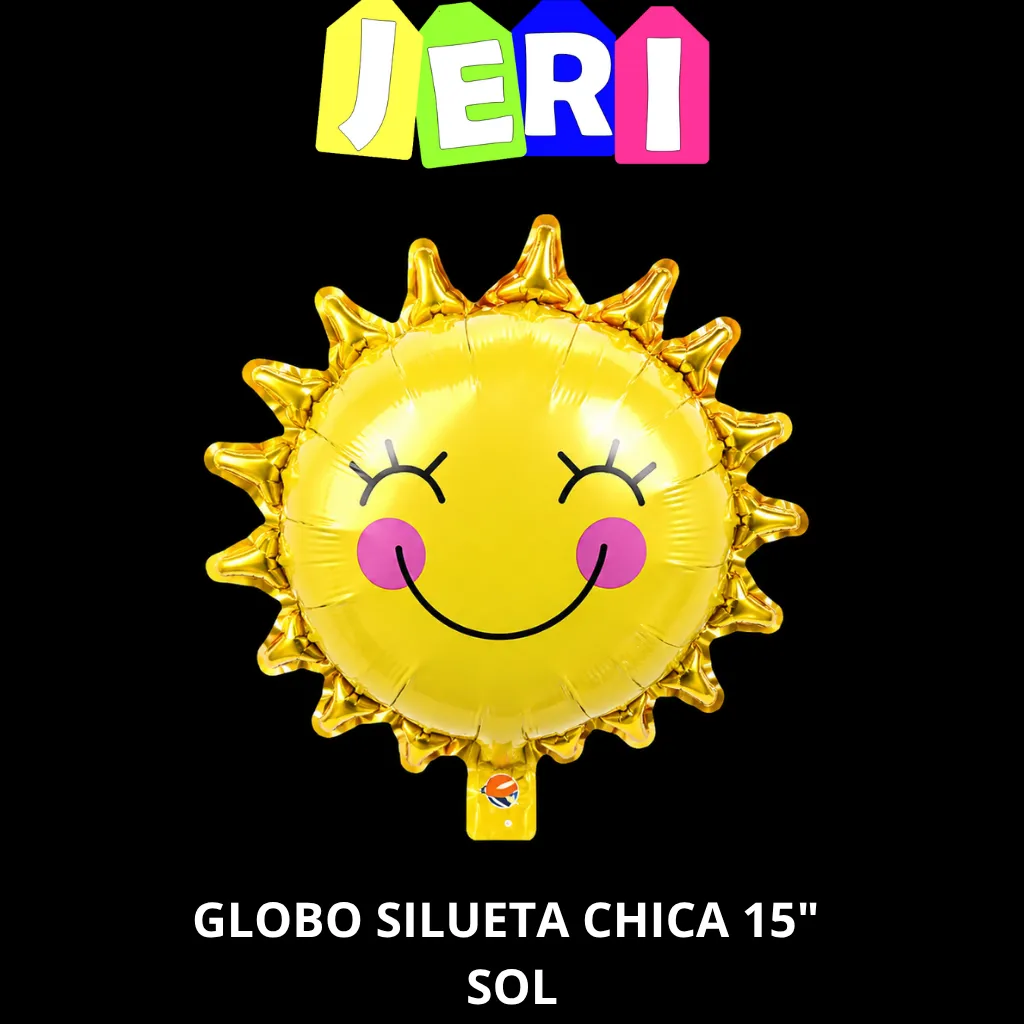 [7273] GLOBO SILUETA CHICA 15" SOL