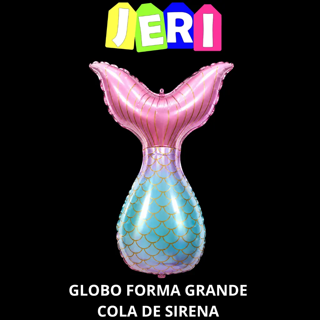 [7576] GLOBO SILUETA GRANDE COLA DE SIRENA