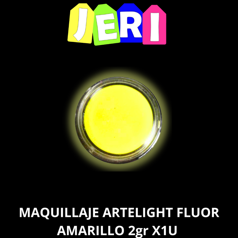 MAQUILLAJE ARTELIGHT FLUOR 2gr X1U (AMARILLO)