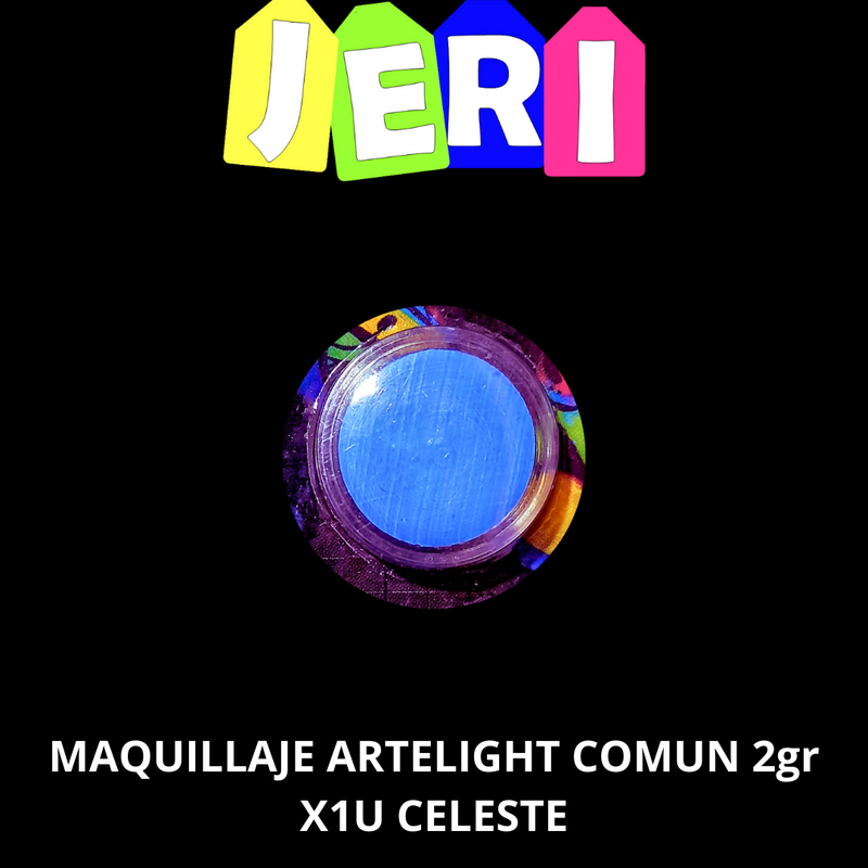 MAQUILLAJE ARTELIGHT COMUN 2gr X1U (CELESTE)