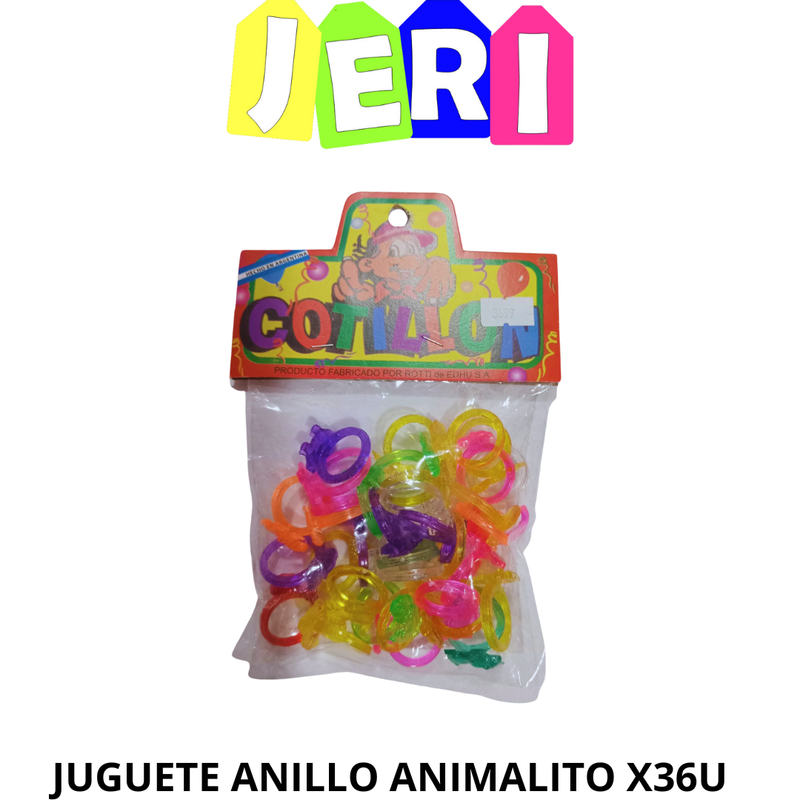 JUGUETE ANILLO ANIMALITO ROTTI X36U