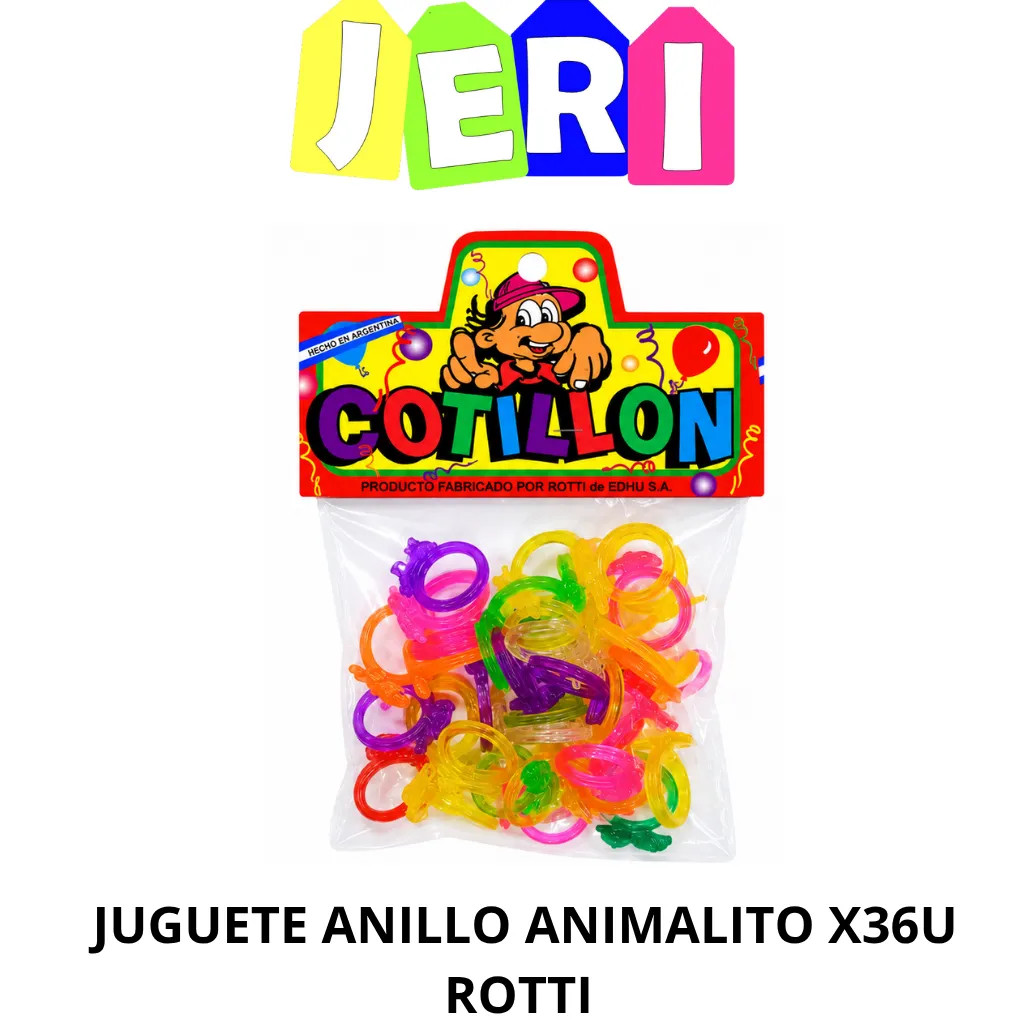 [3699] JUGUETE ANILLO ANIMALITO ROTTI X36U