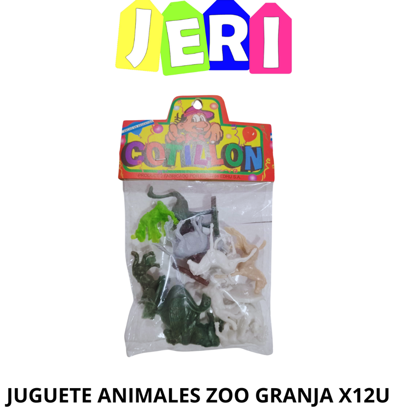 JUGUETE ANIMALES ZOO GRANJA ROTTI X12U