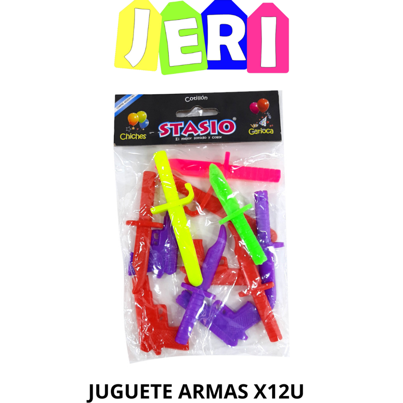 JUGUETE ARMAS X12U