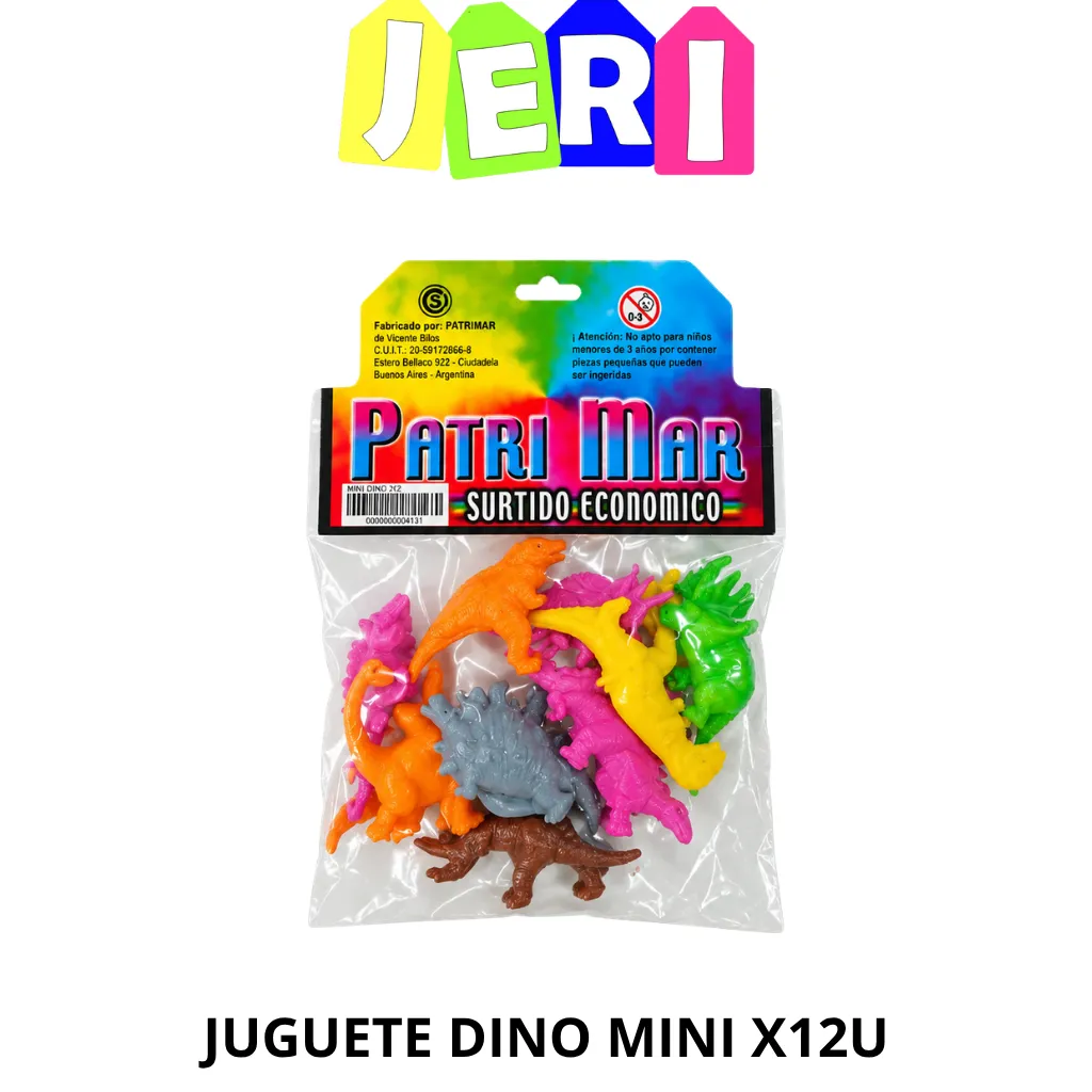 JUGUETE DINO MINI X12u
