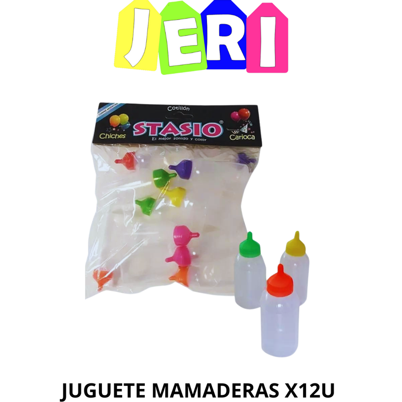 JUGUETE MAMADERAS X12u