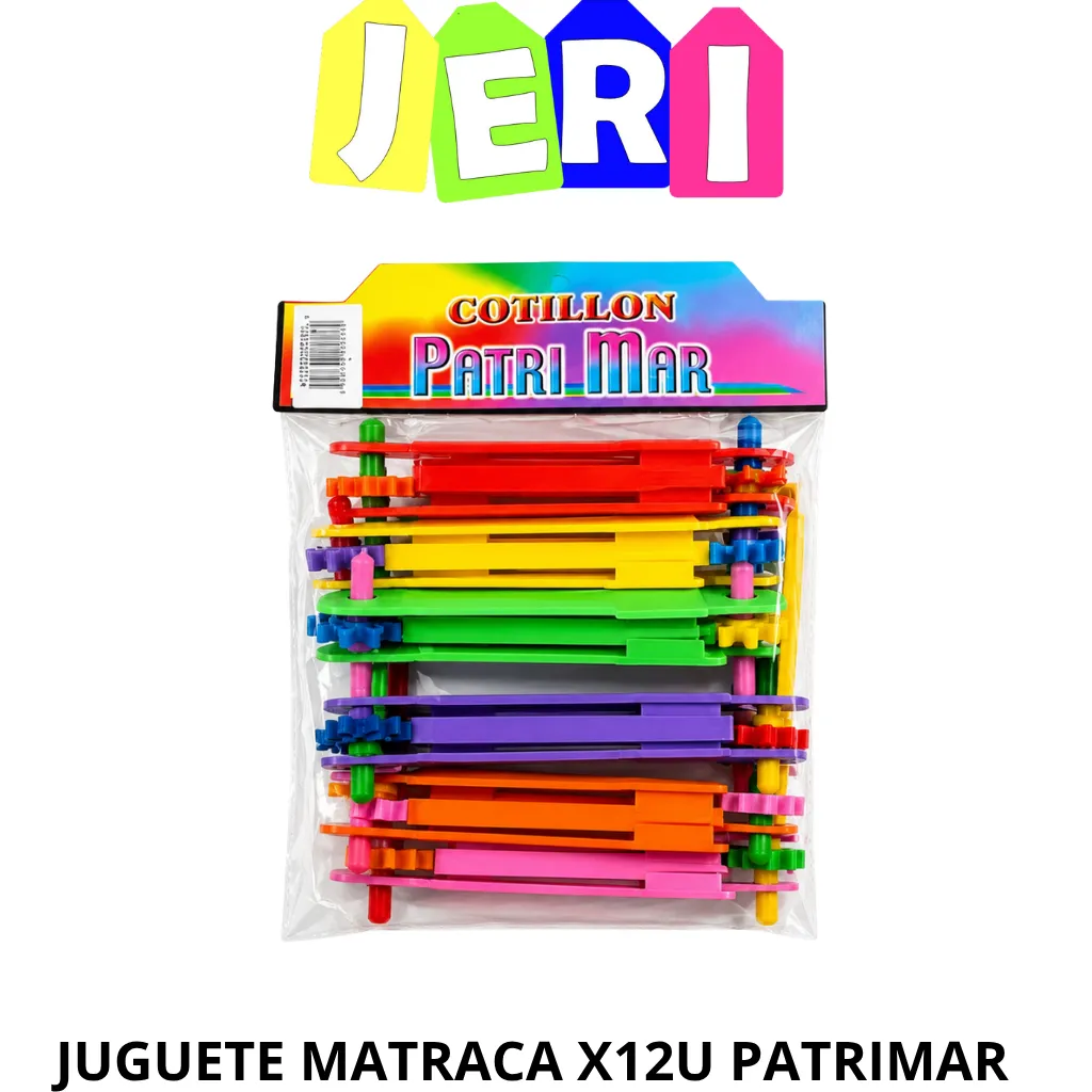 JUGUETE MATRACA X12u PATRIMAR