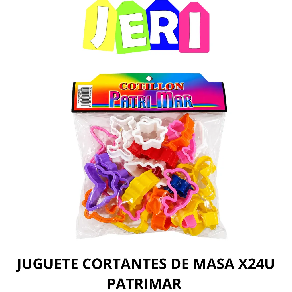 [1036] JUGUETE CORTANTES DE MASA X24U PATRIMAR