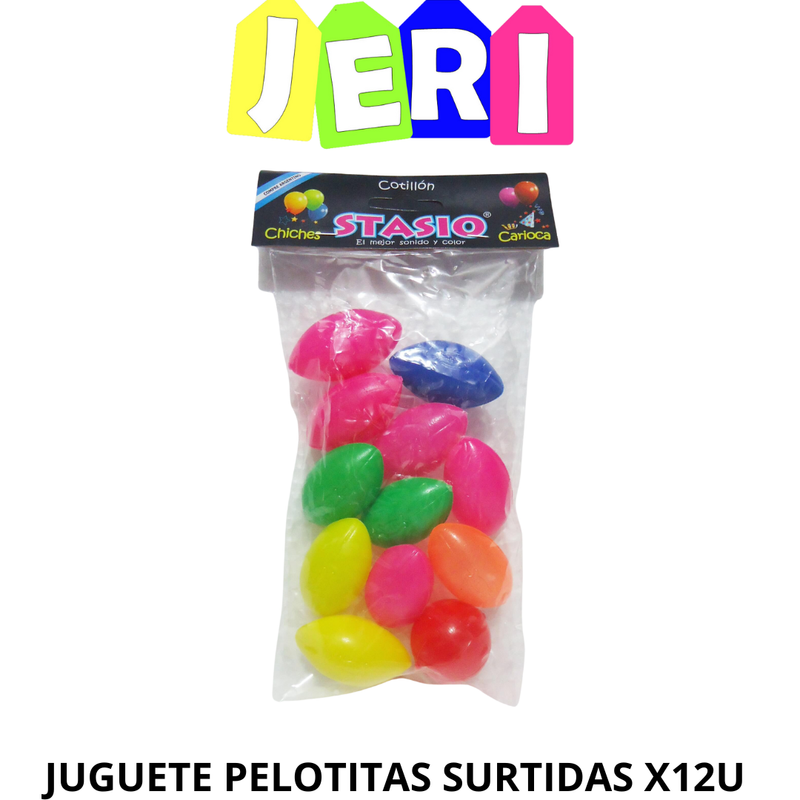 JUGUETE PELOTITA SURTIDA X12U