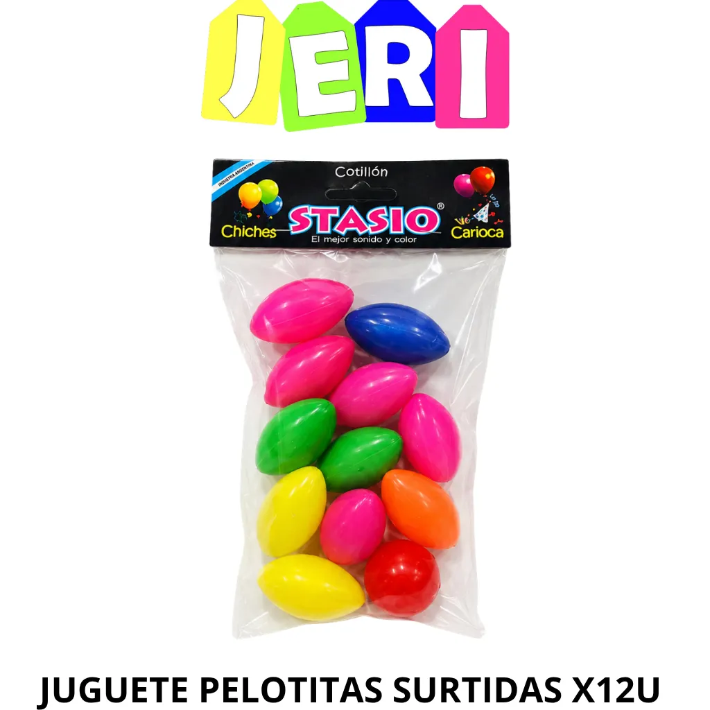 JUGUETE PELOTITA SURTIDA X12U