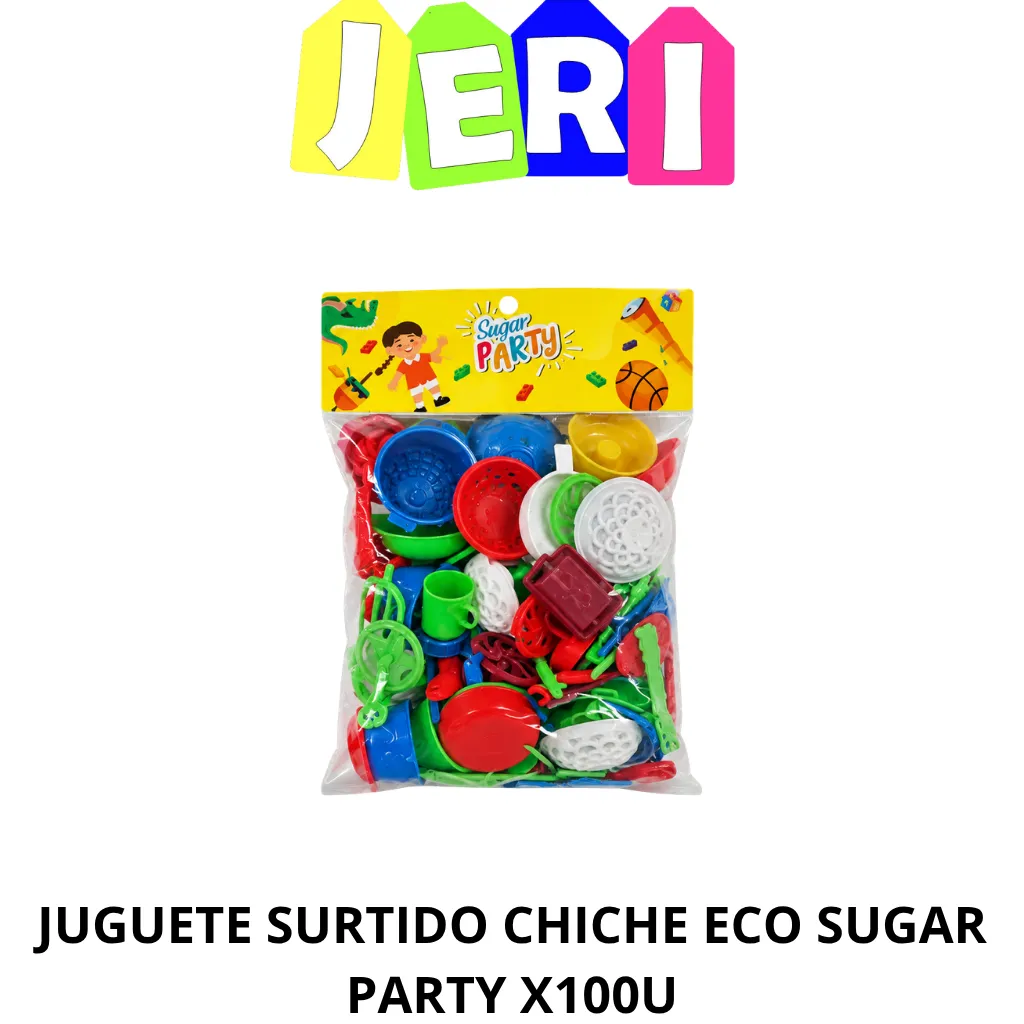 JUGUETE SURTIDO CHICHE ECO SUGAR PARTY X100U