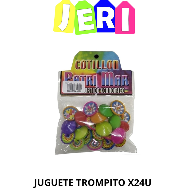 JUGUETE TROMPITO X24U PATRIMAR