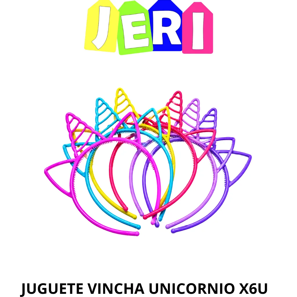 JUGUETE VINCHA UNICORNIO X6U