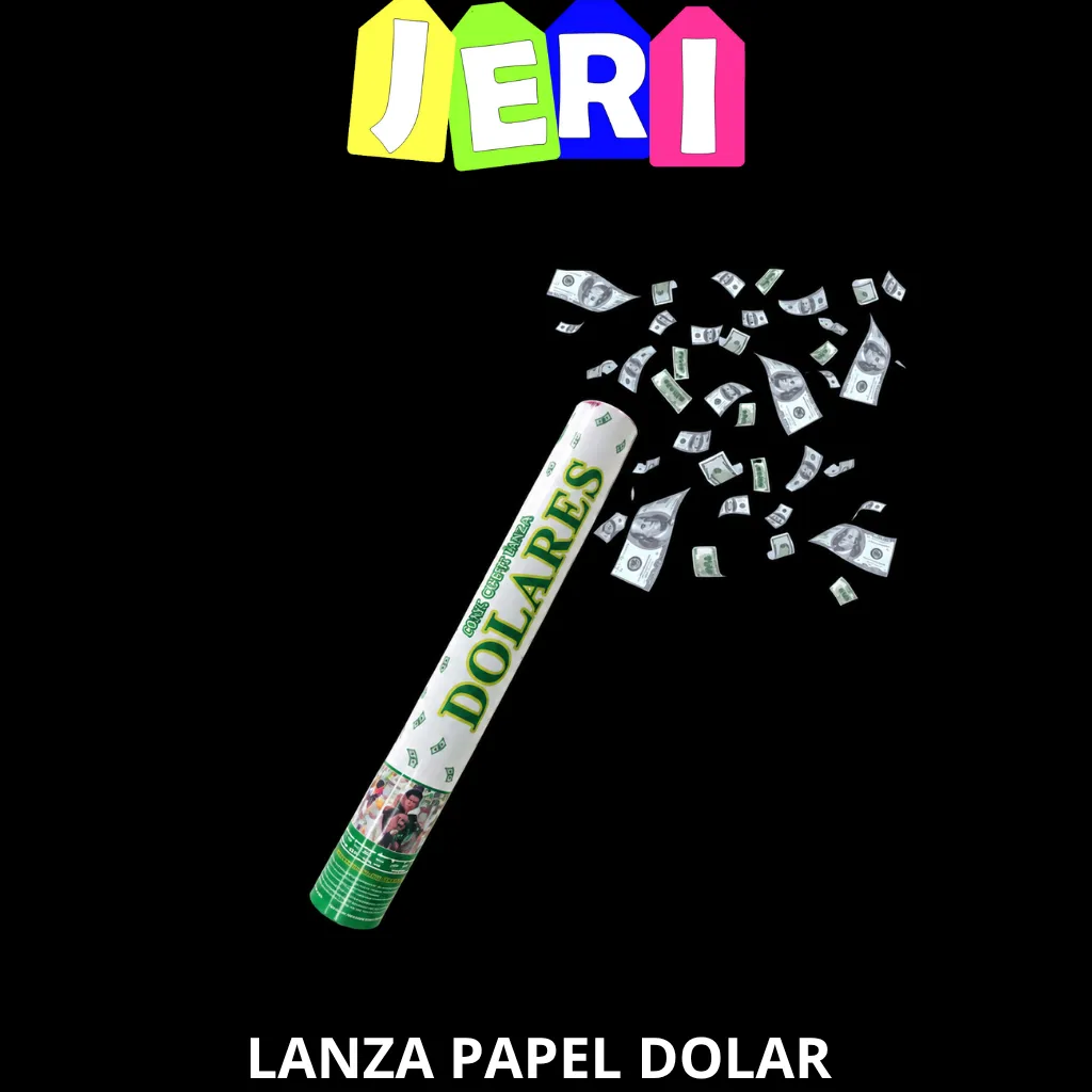 LANZA PAPEL DÓLAR SUGAR PARTY