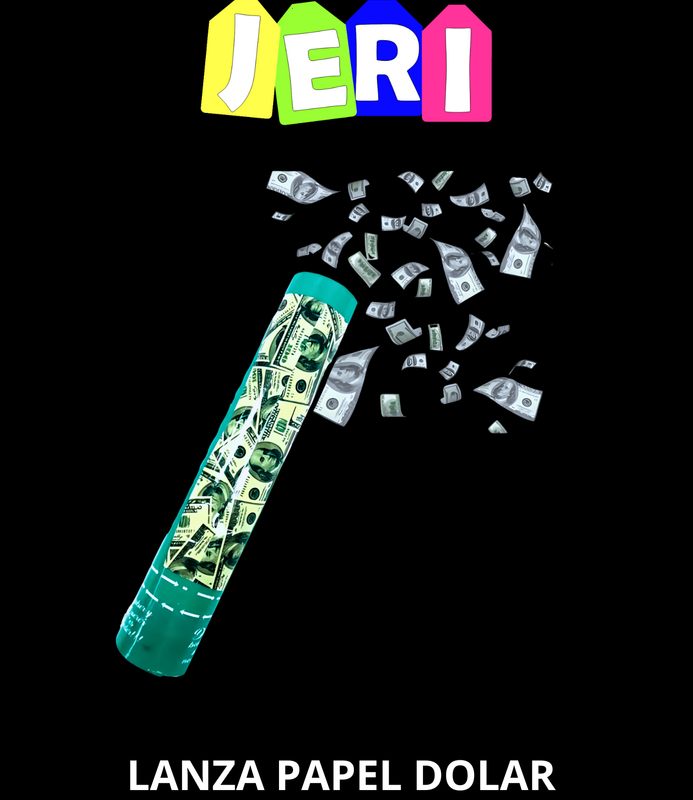 LANZA PAPEL DÓLAR SUGAR PARTY
