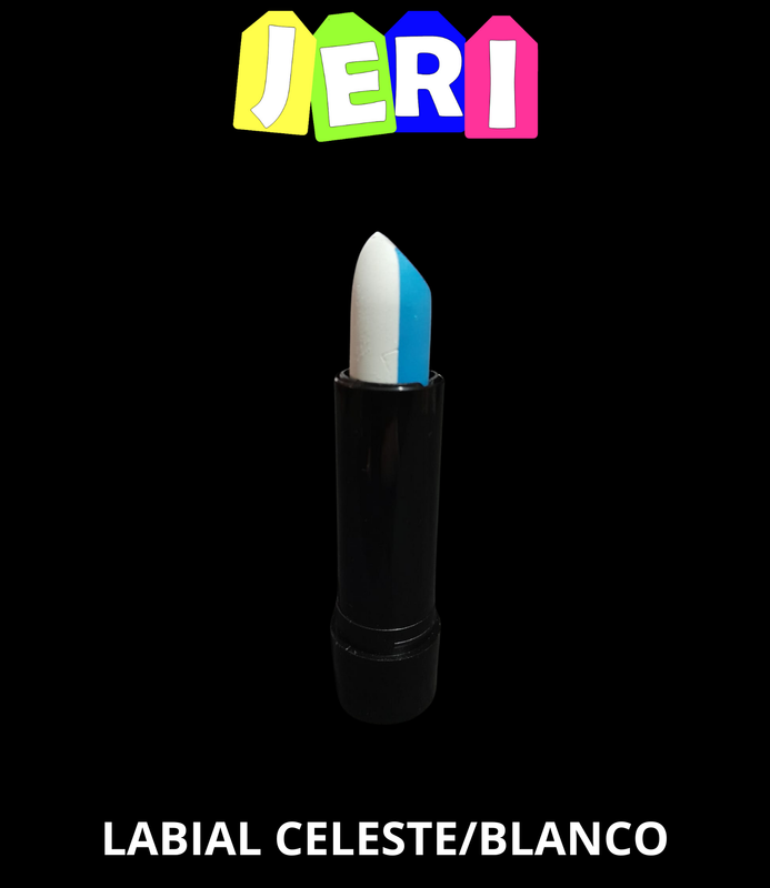 LAPIZ LABIAL CELESTE/BLANCO