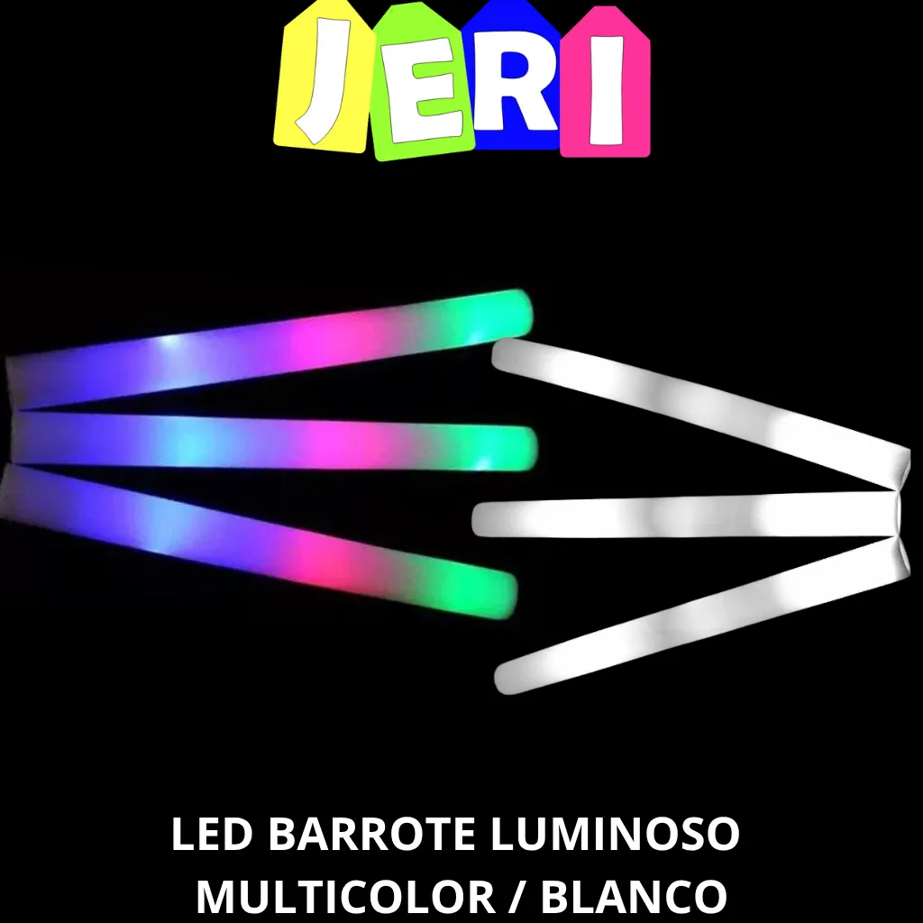 LED BARROTE LUMINOSO MULTICOLOR/BLANCO