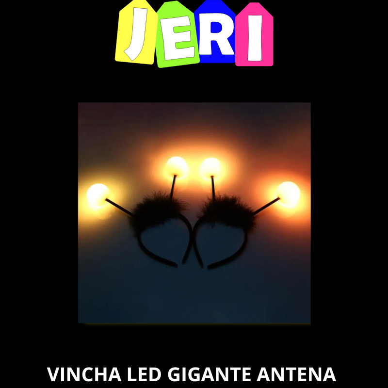 LED VINCHA GIGANTE ANTENA
