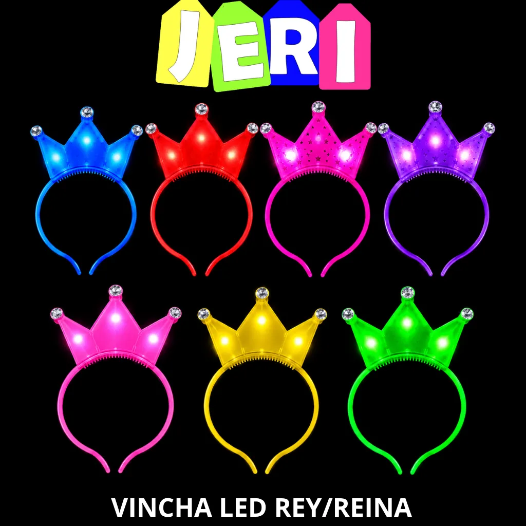 LED VINCHA REY/REINA