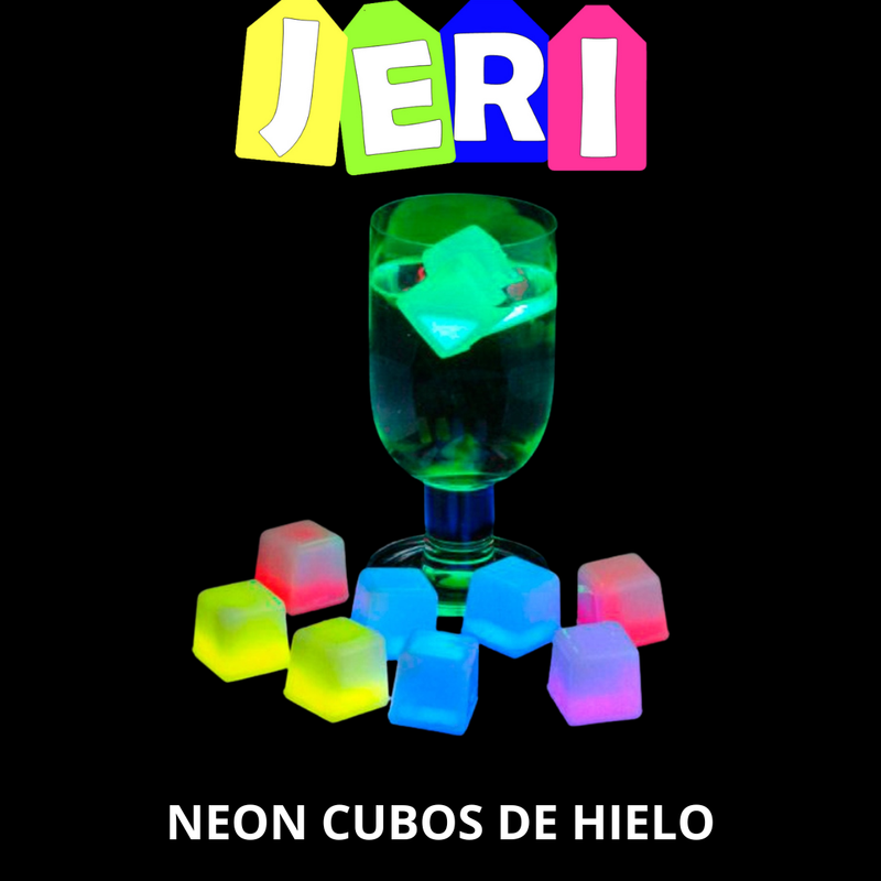NEON CUBOS DE HIELO