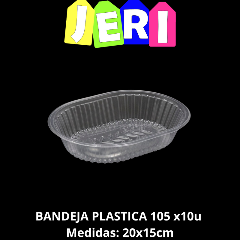 [4633] BANDEJA PLASTICA 105 x10u 