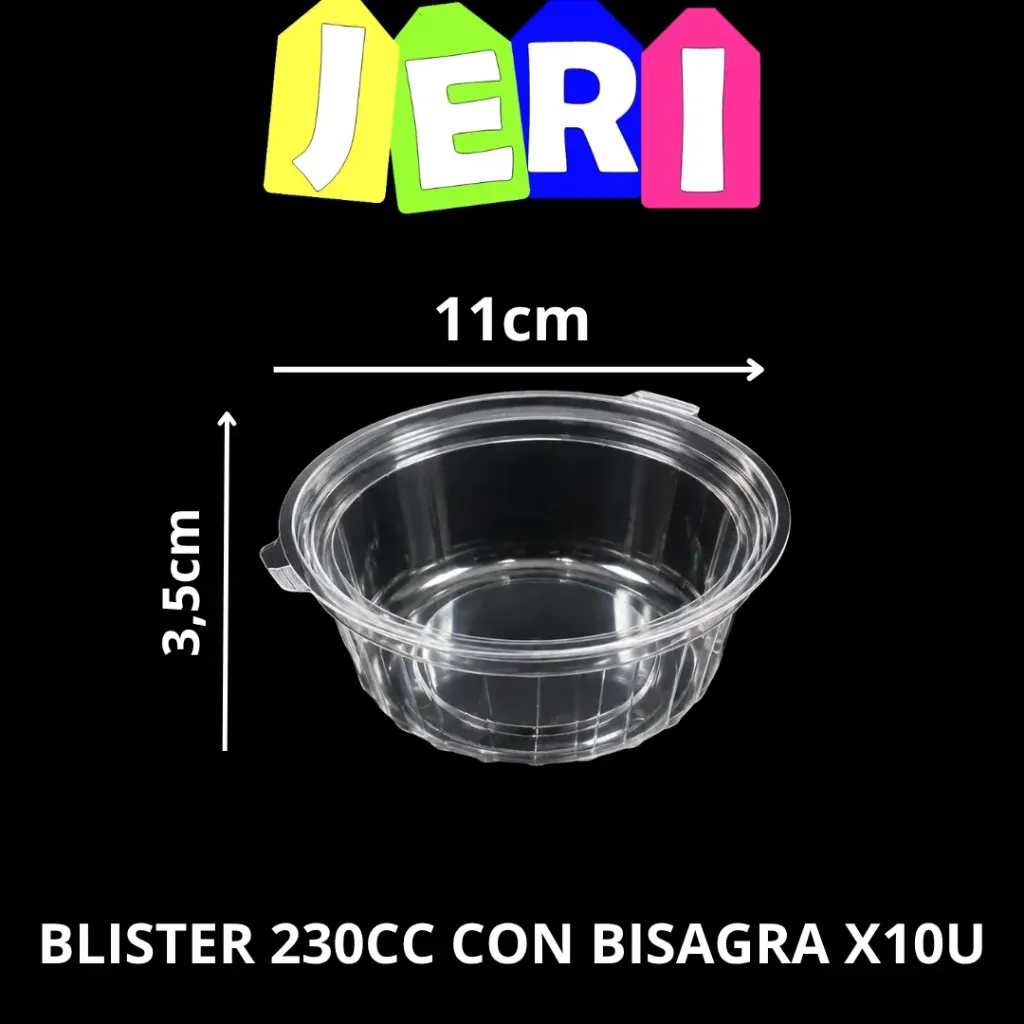 [4693] BLISTER 230CC CON BISAGRA X10U