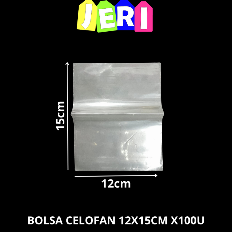 BOLSA CELOFAN 12X15CM X100U