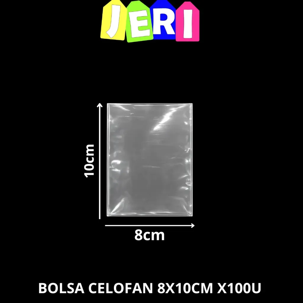 BOLSA CELOFAN 8X10CM X100U
