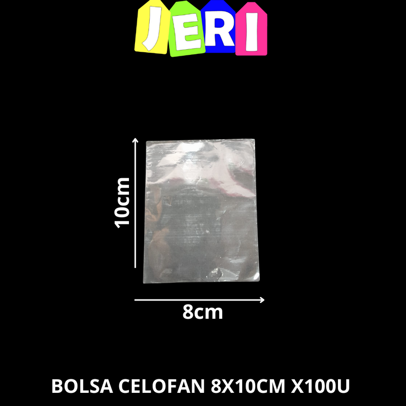 BOLSA CELOFAN 8X10CM X100U