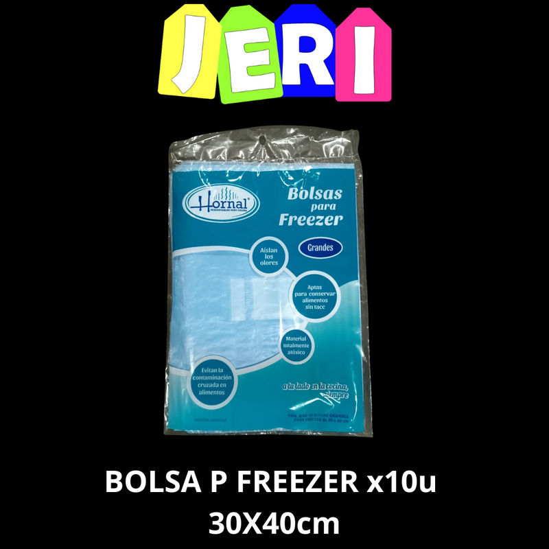 BOLSA P FREEZER 30X40cm X10U