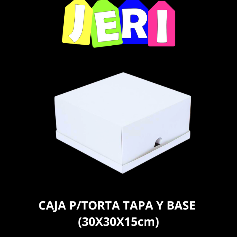 [1323] CAJA P/TORTA TAPA Y BASE 