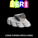 CONO P/PAPA FRITA X100U