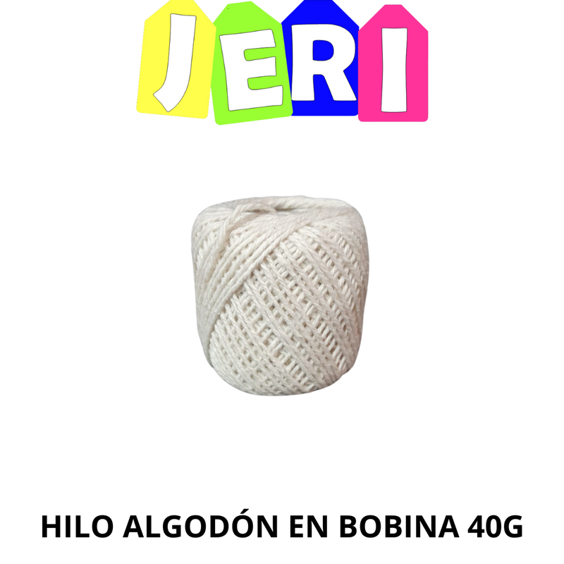 [3552] HILO ALGODÓN EN BOBINA 40G