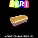 MOLDE P/ BUDIN DE PAPEL 240G X10U