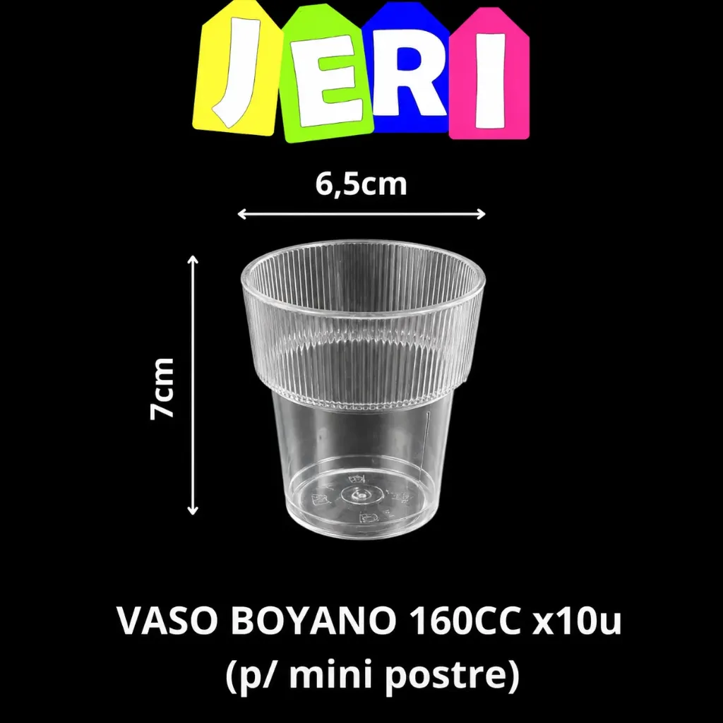 VASO BOYANO 160CC x10u