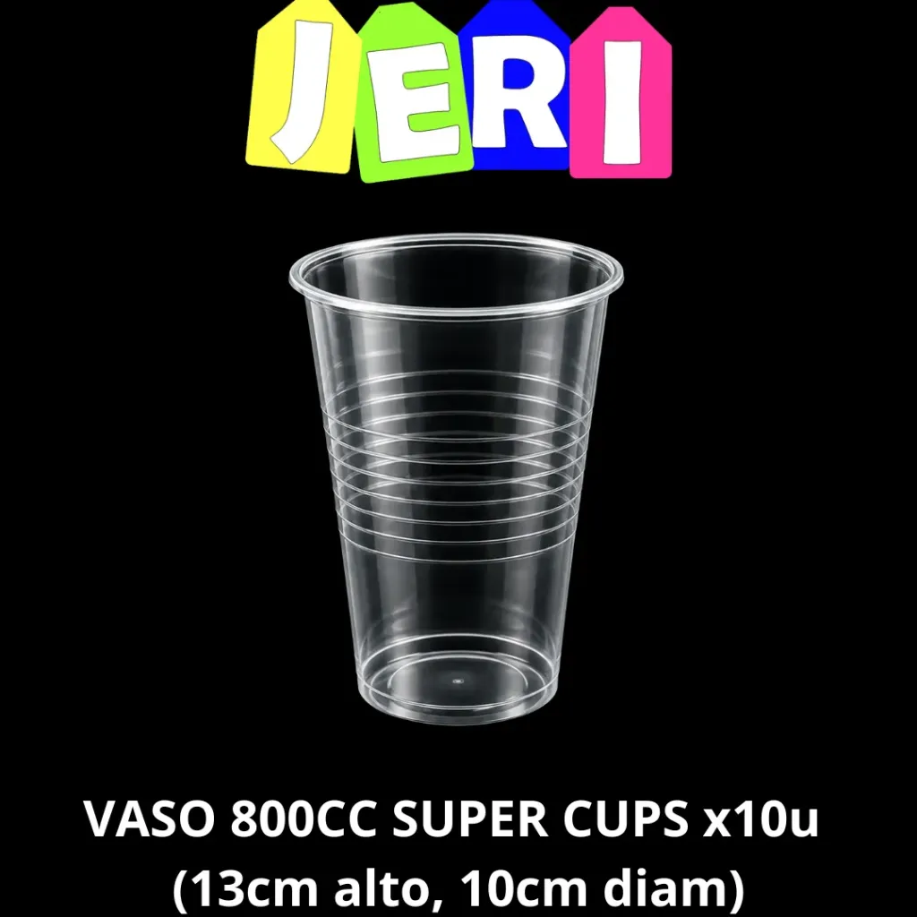 VASO 800CC SUPER CUPS x10u