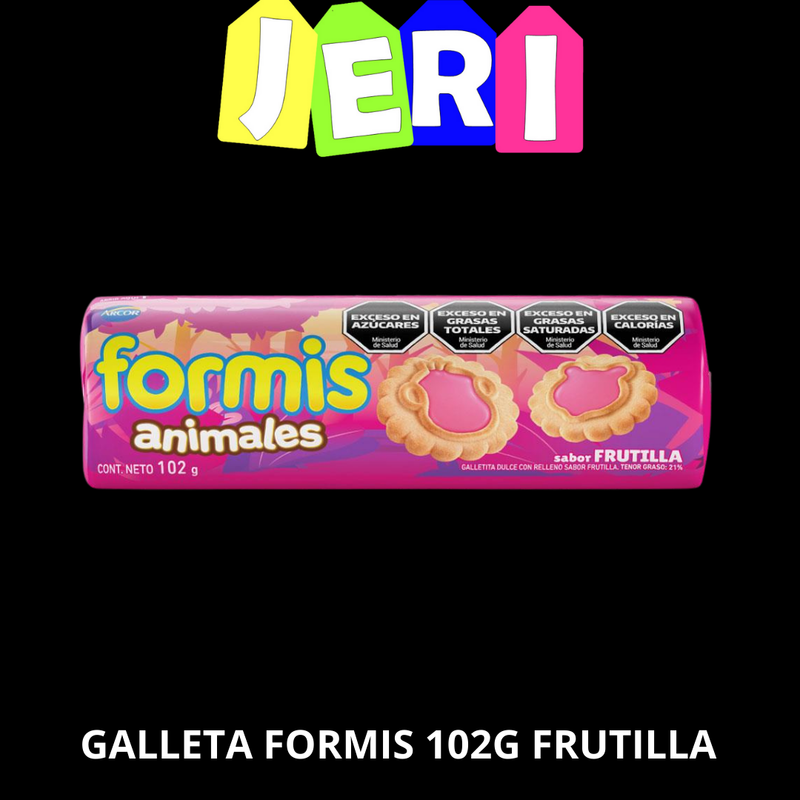 GALLETA FORMIS 102G FRUTILLA