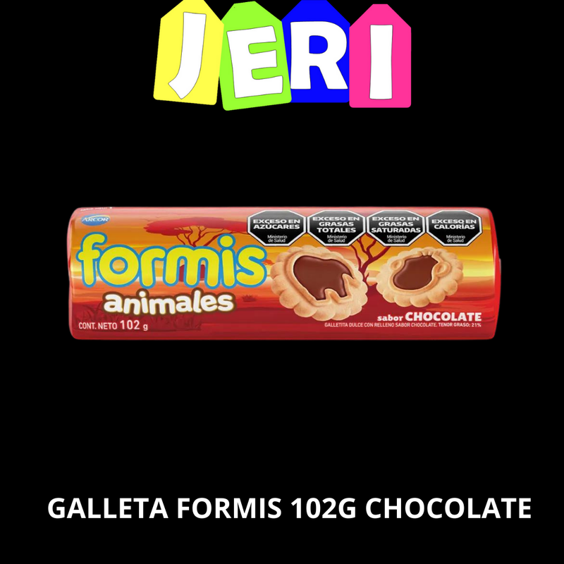 GALLETA FORMIS 102G CHOCOLATE