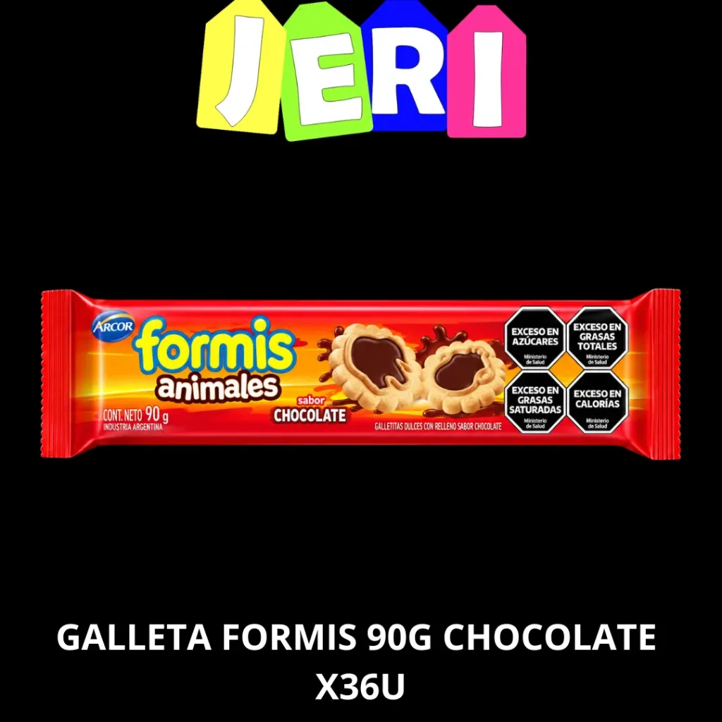 GALLETA FORMIS 90G CHOCOLATE X36U