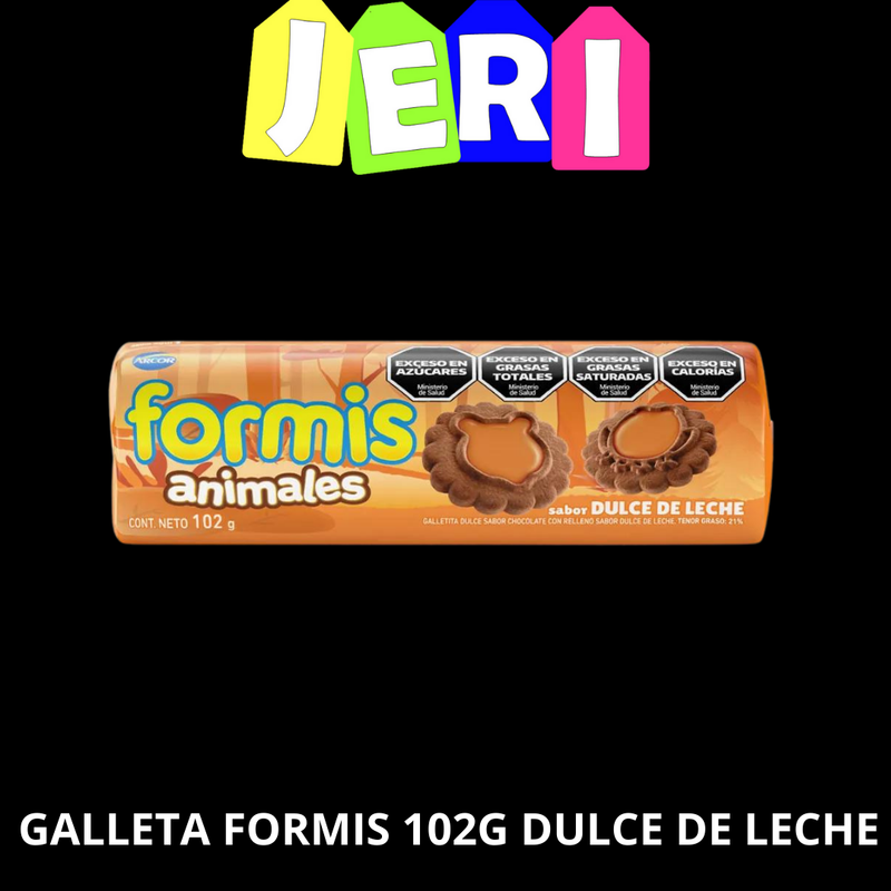 GALLETA FORMIS 102G DULCE DE LECHE