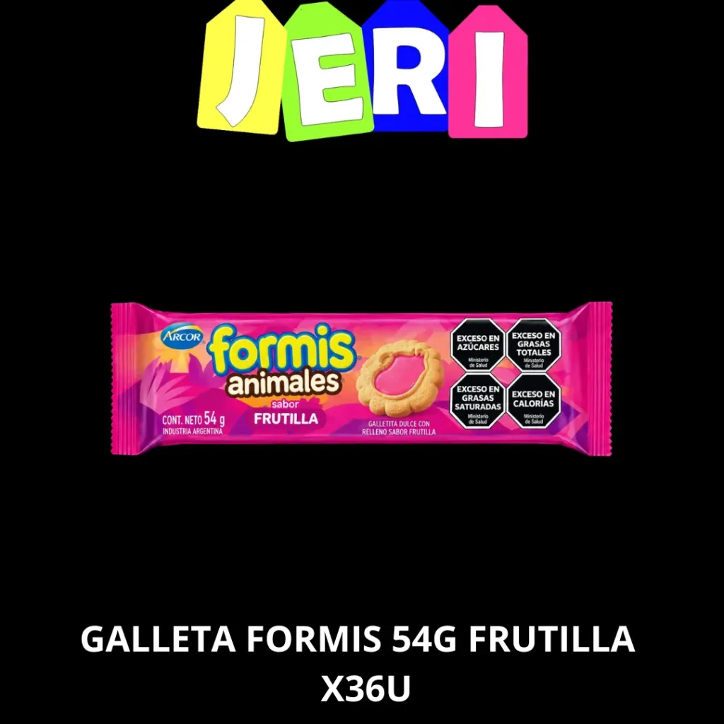 GALLETA FORMIS 54G FRUTILLA X36U