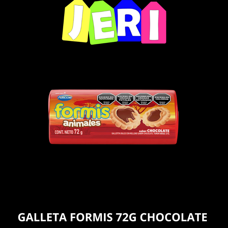 GALLETA FORMIS 72G CHOCOLATE